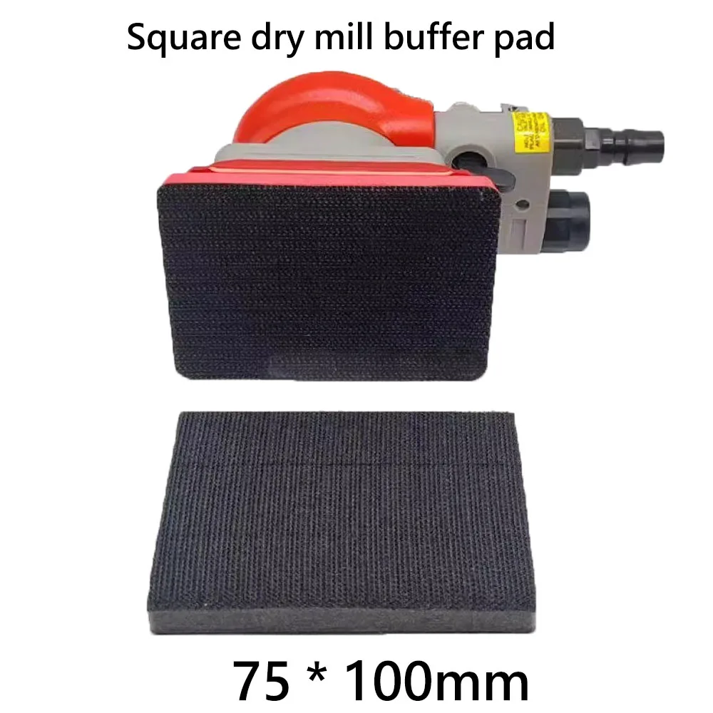 10-個-75-100-ミリメートルぬいぐるみサンドペーパートレイソフトクッション研磨機スポンジクッション正方形自己粘着ディスク
