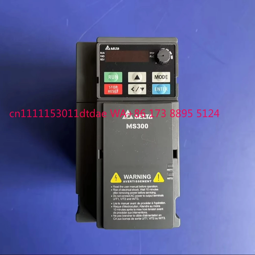 VFD MS300 Series Variable Frequency Drive for VFD4A8MS11ANSAA 1HP 0.75kW 115V 4.8A AC Motor Speed Controller Inverter