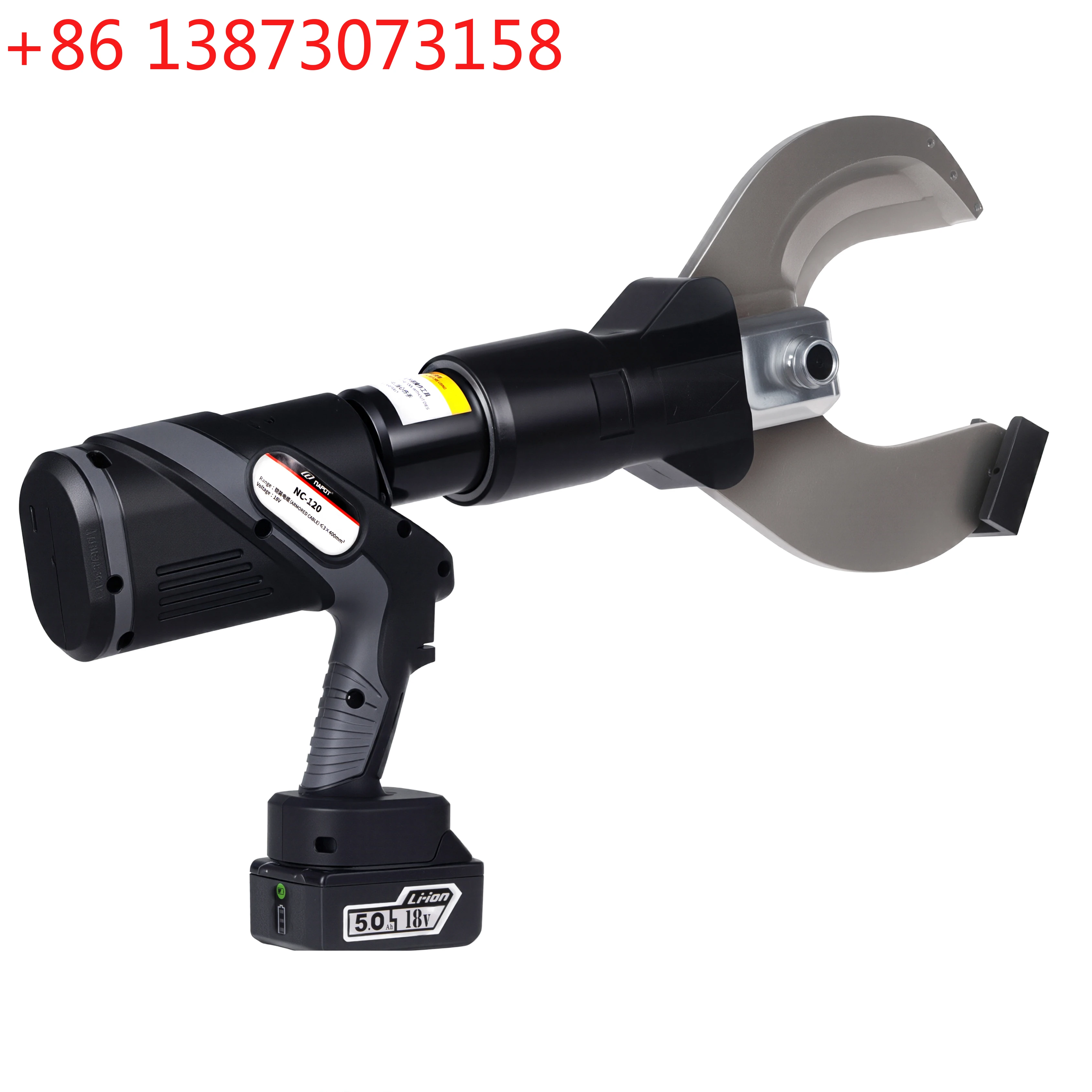 

NC-120 Battery Powered Heavy Duty Cordless Cutting Tool Machine Electric Cable Shears Hydraulic Tools