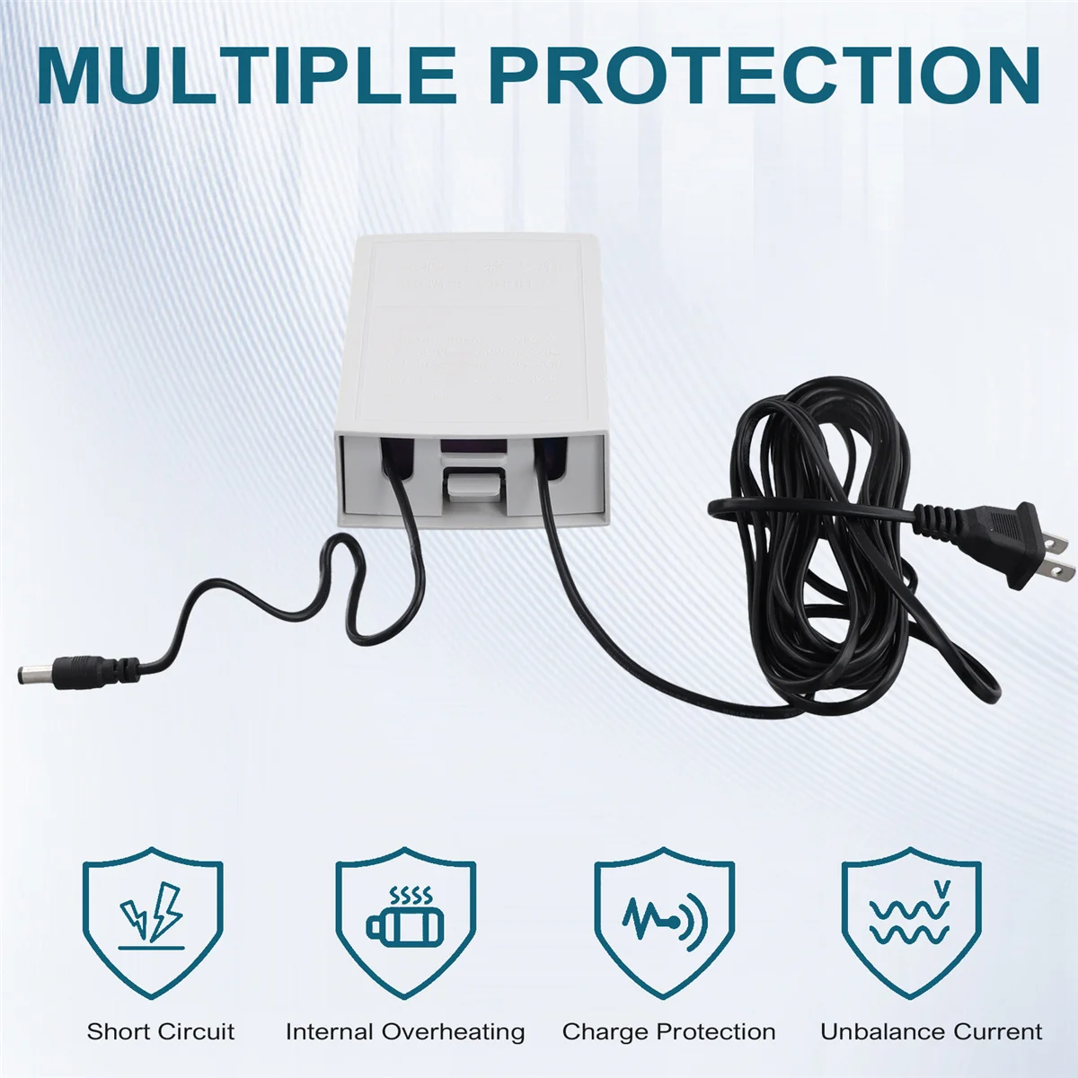 M85K 12V-2.5A Uninterruptible Power Supply UPS Battery Backup Interface, Security Camera UPS Battery Backup Protector US Plug