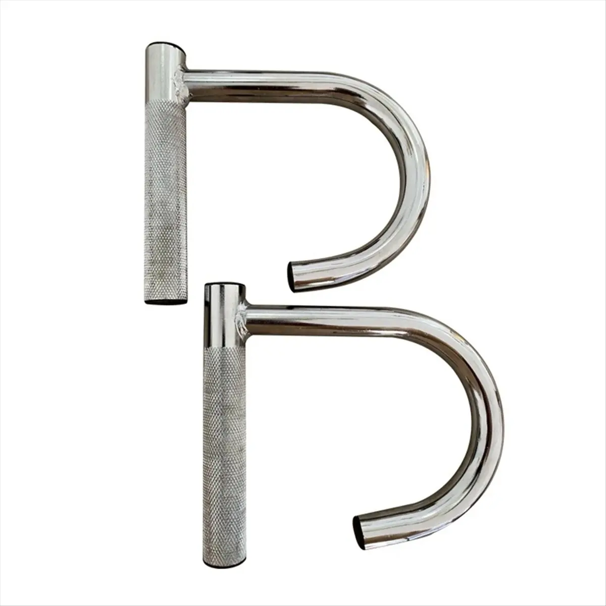New arrival  Metal Resistance Bands Handles Knurled Chin Up Handle Professional Workout Band Grips Gym Handle for Pull Up