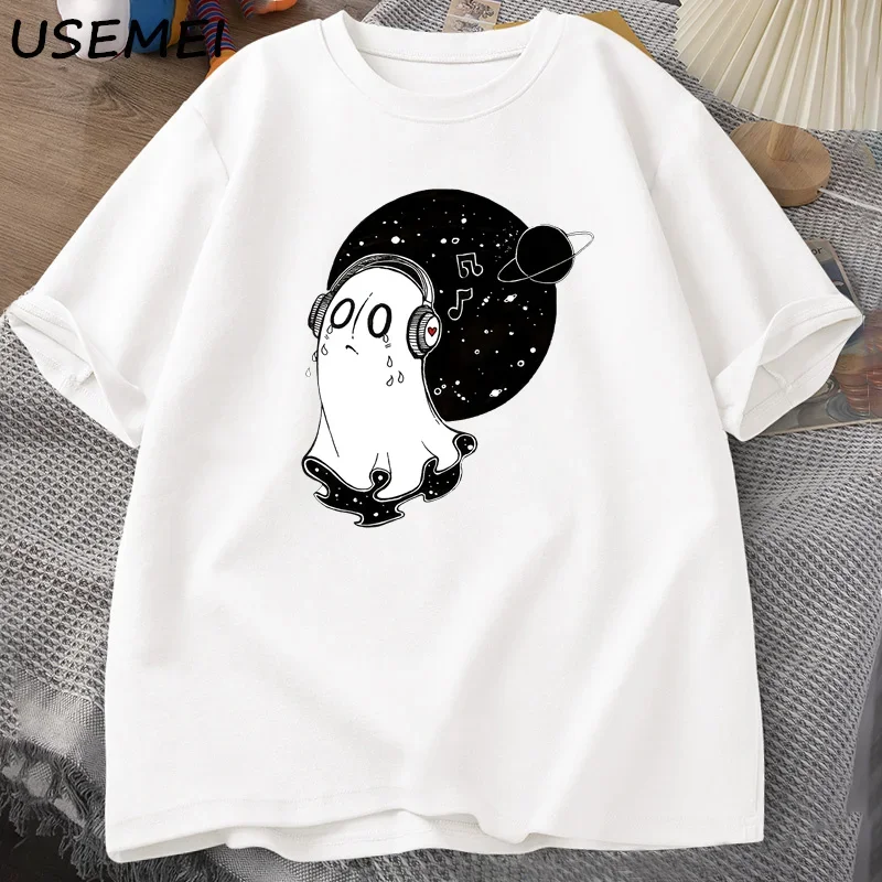 Napstablook Undertale T-shirt Men Women Cotton Short Sleeve Tshirt Summer Harajuku Men Clothing O Neck Top Oversized Streetwear