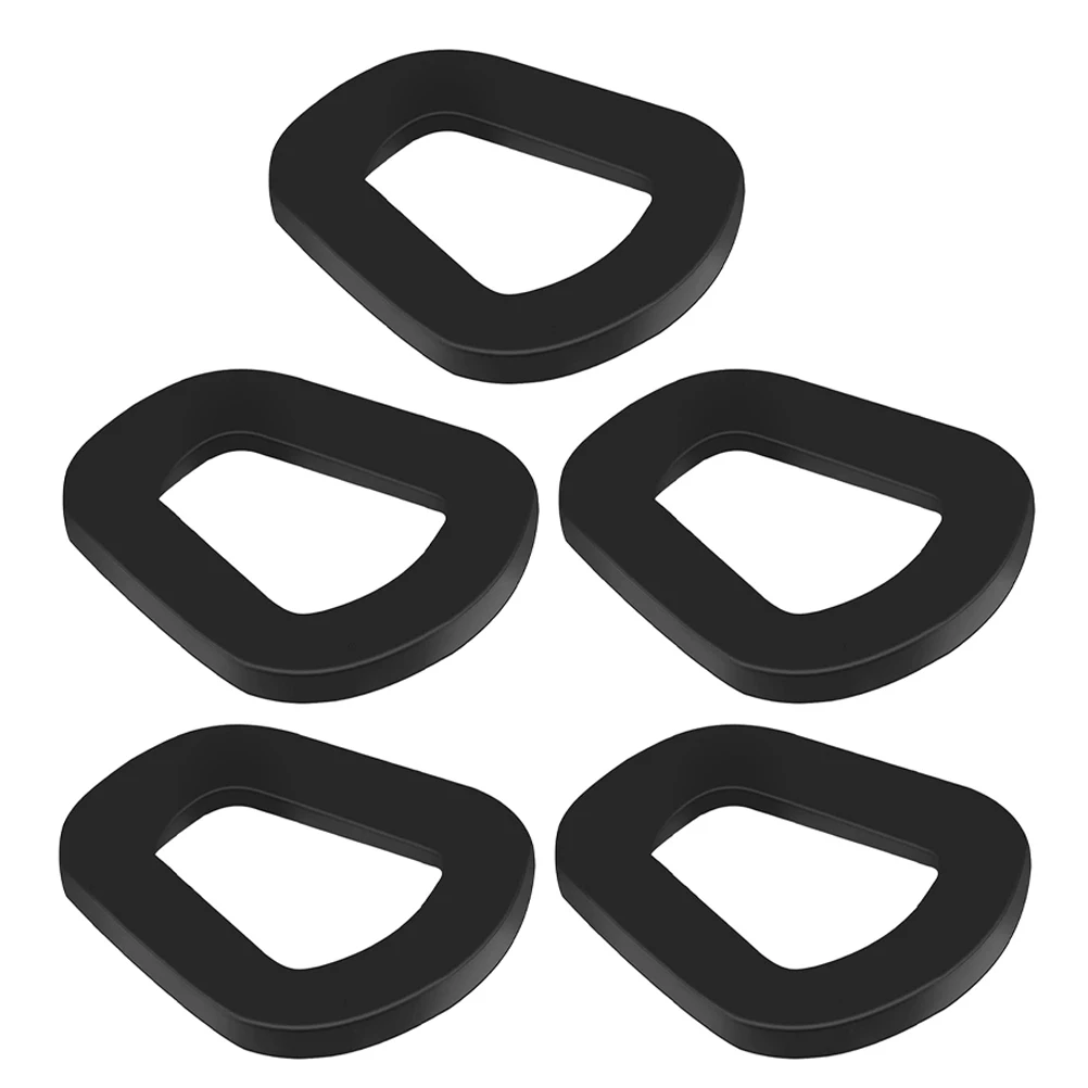 

5 Pcs Spout Sealing Ring Set Gas Tank Sealer Gasket Black Rubber Cap Replacement