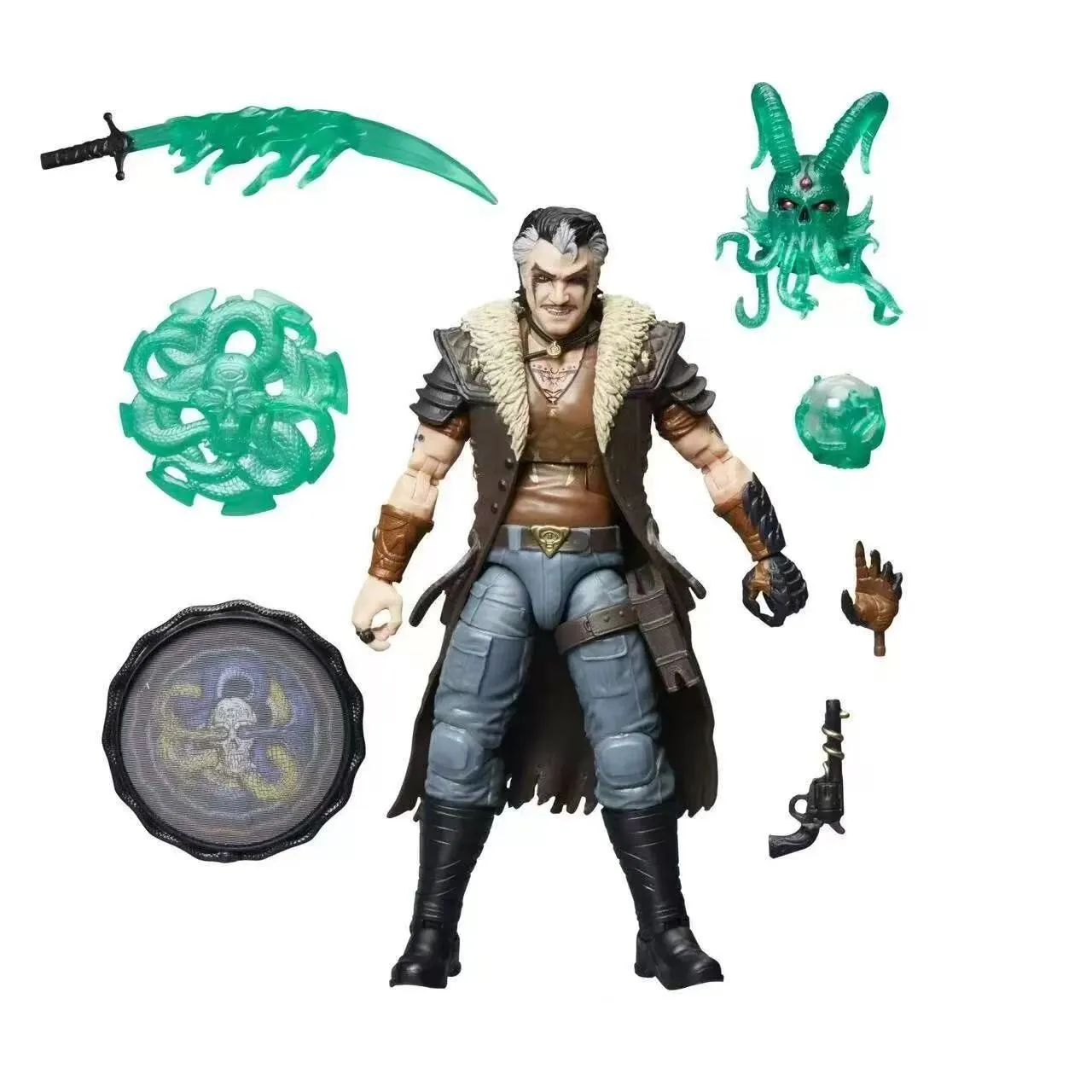 Oryginalna figurka akcji G.I. JOE Classified Series COBRA RICHARD “CRYSTAL BALL” KING, 6 cali, dostępna od ręki.