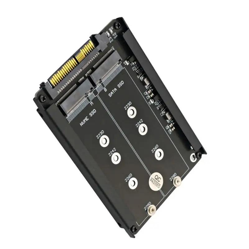 Y1UB Metal Case M.2 to U.2 SSD Adapter Riser Board +Enclsoure Socket NVMe SSD