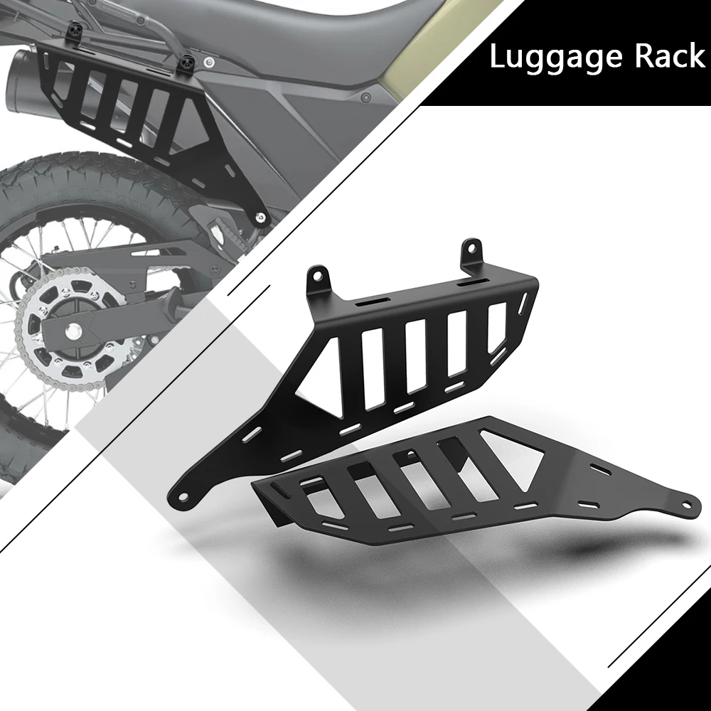 Motorcycle Accessories Side Luggage Rack For Kawasaki KLR650 KLR 650 Adventure Traveler / ABS 2022-2025 2024 Luggage Side Rails