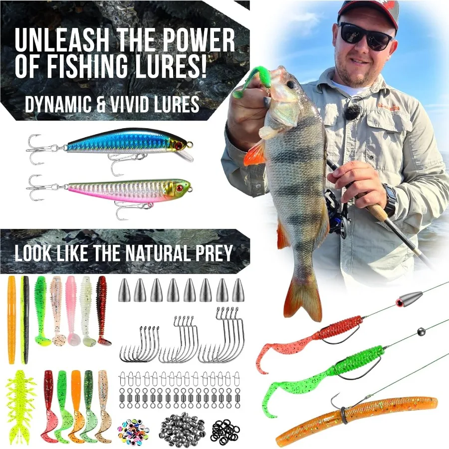 حقيبة ظهر مقاومة للماء لصيد الأسماك مع صناديق أدوات متكاملة وحامل قضيب لمغامرات الصيد الخارجية مثالية لتخزين الصيد