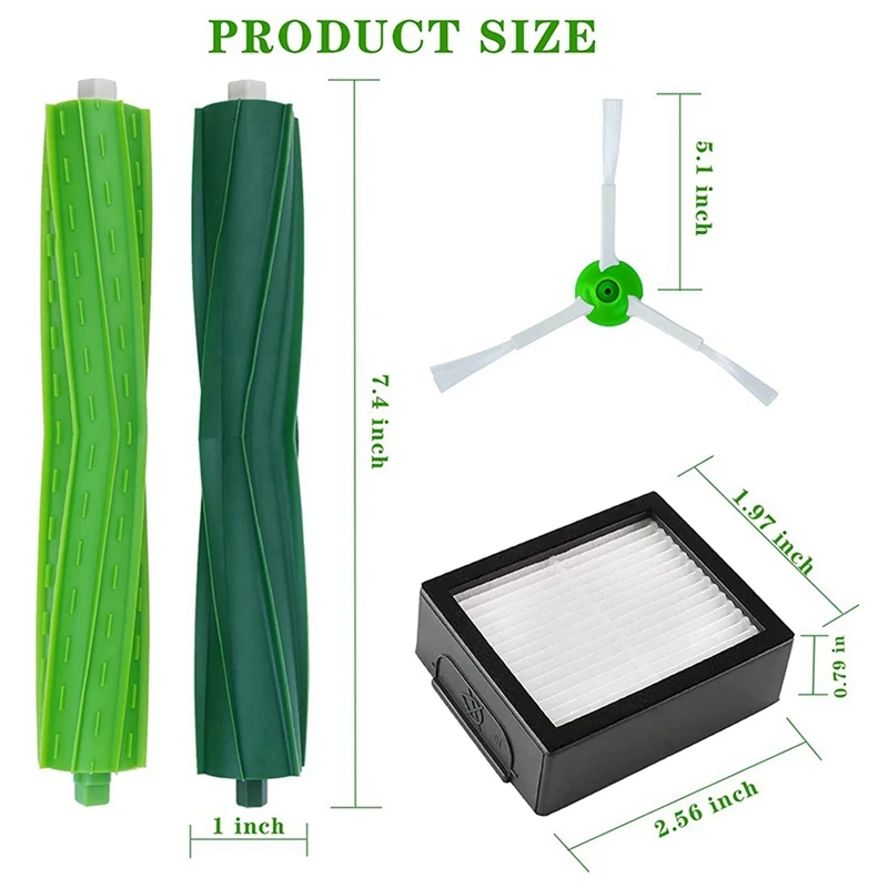 2025-2X Replacement Parts For Irobot Roomba E, I, & J Series I7 I7+ I2 I3 I3+ I4 I4+ I6 I6+ I8 I8+/Plus J7 J7+ E5 E6 E7