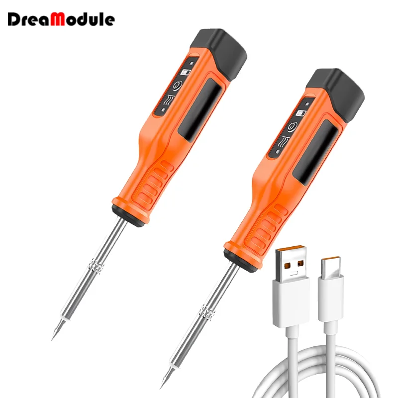 

DC4V 60 Вт USB паяльник перезаряжаемый внутренний нагрев и постоянная температура паяльники DIY сварочные инструменты набор 1/2 шт.