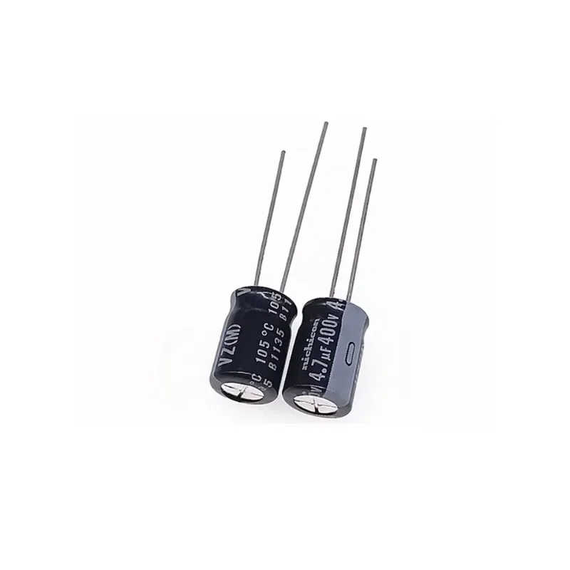 10Pcs/100Pcs Nichicon VZ Series 400V4.7uF 8X12MM Electrolytic Capacitors