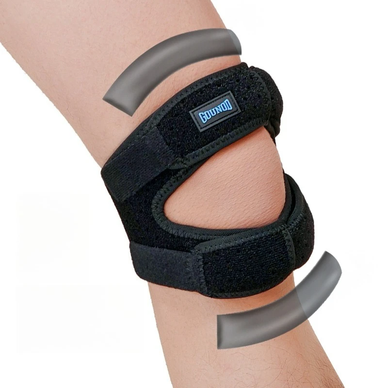 1/2pcs Sport Patellar Strap Silicone Cushioning Knee Pads Meniscus Strap for Men Women Sports Safety - view 2