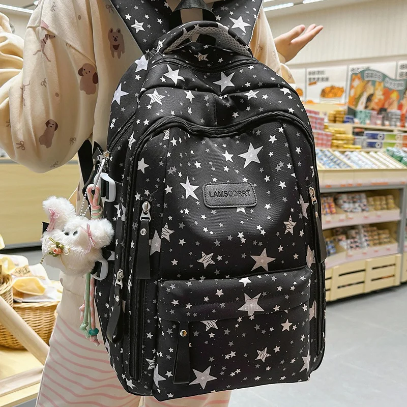 

Новый вместительный рюкзак для старшеклассников / Сумка для ноутбука для студентов и поездок / Минималистичный холщовый рюкзак