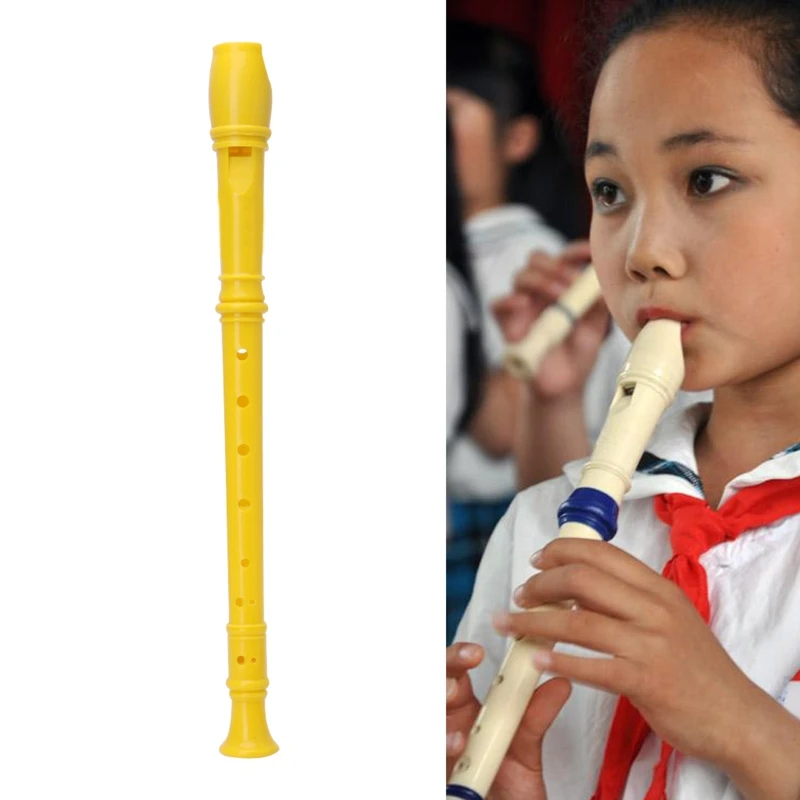 Plastic Instrument for Soprano Recorder, Long Flute, 8 Holes