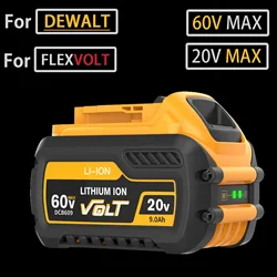 For Dewalt 18V 20V MAX Replacement Li-ion Battery DCB606 DCB609 DCB205 DCB204 DCB206 DCB209 DCB182 For Flexvolt 60V Battery