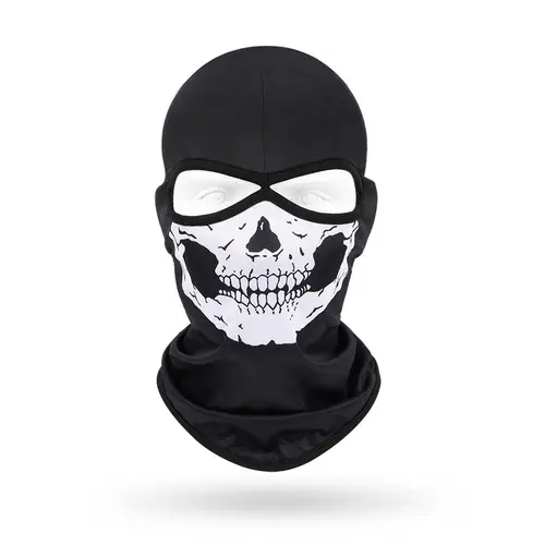 2 Holes Skull Balaclava Outdoor Motorcycle Riding Face Mask Windproof Caps Rider Head Cover Ski Masks MTB Bicycle Headgear - Image 28