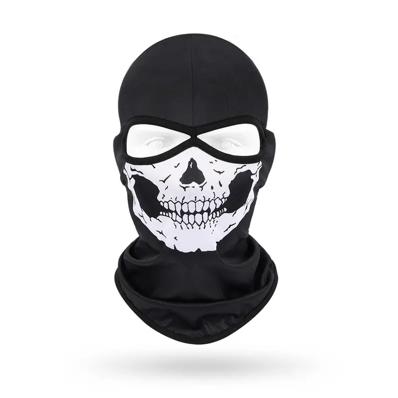 2 Holes Skull Balaclava Outdoor Motorcycle Riding Face Mask Windproof Caps Rider Head Cover Ski Masks MTB Bicycle Headgear - Image 28