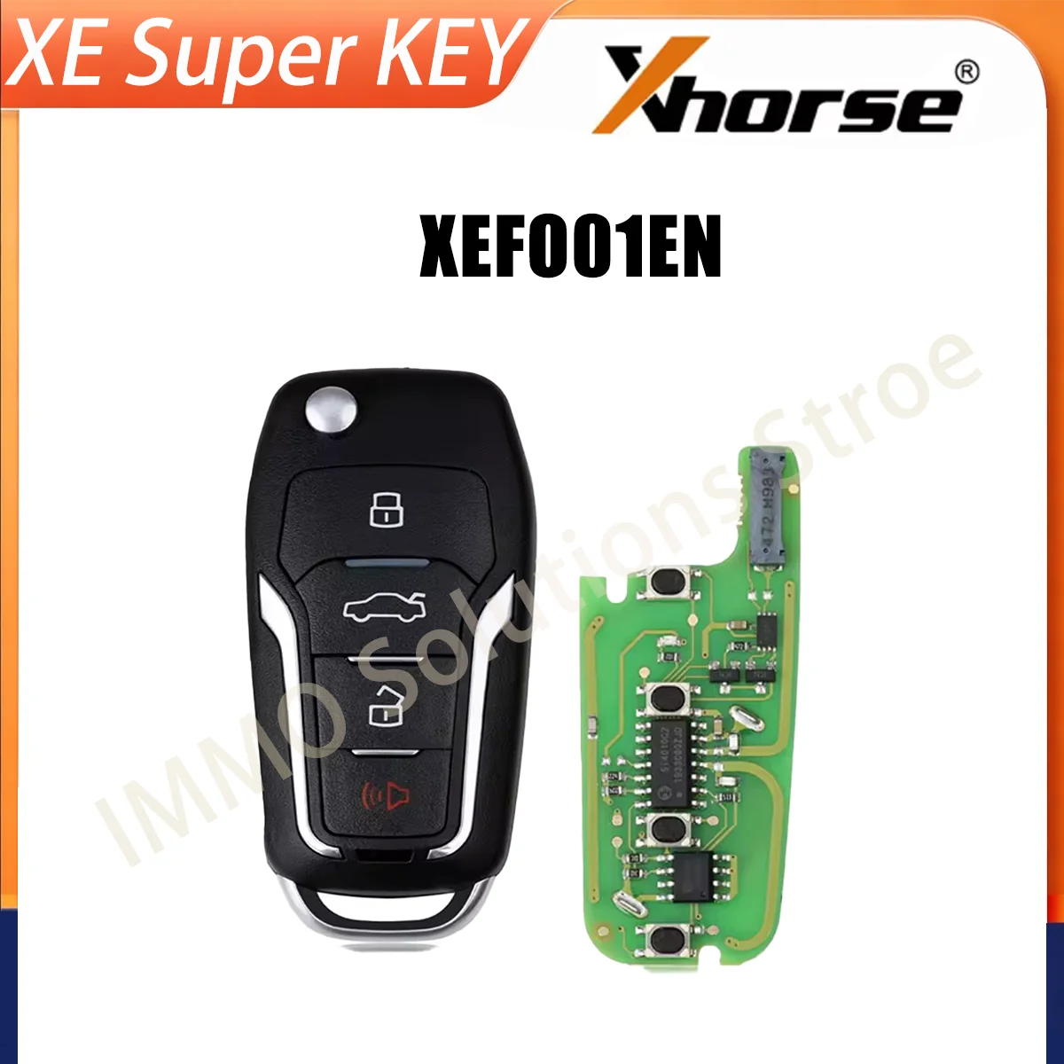Xhorse XEFO01EN Super Key For Ford 4 Button Flip Car Key Built-in Super Chip