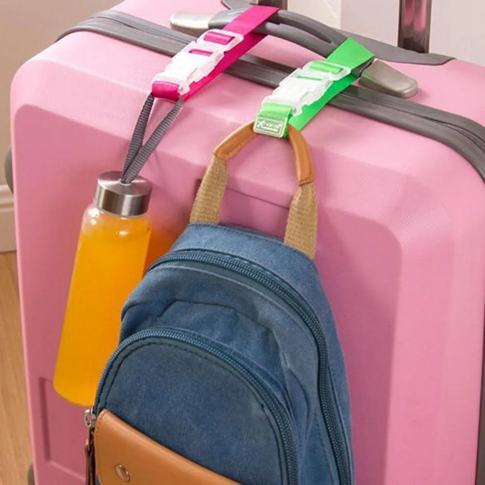 Fixed Holder Packing Luggage Binding Carrier Bag Hanger Travel Bags Hook Strap Luggage Straps Luggage Suitcase Hanging Belt