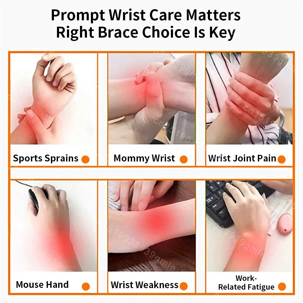 Massaggiatore per le mani Guaina per tendine del pollice Protezione per il polso Distorsione articolare Fissaggio Polso Riscaldamento elettrico Massaggio a vibrazione Vibromassaggiatore