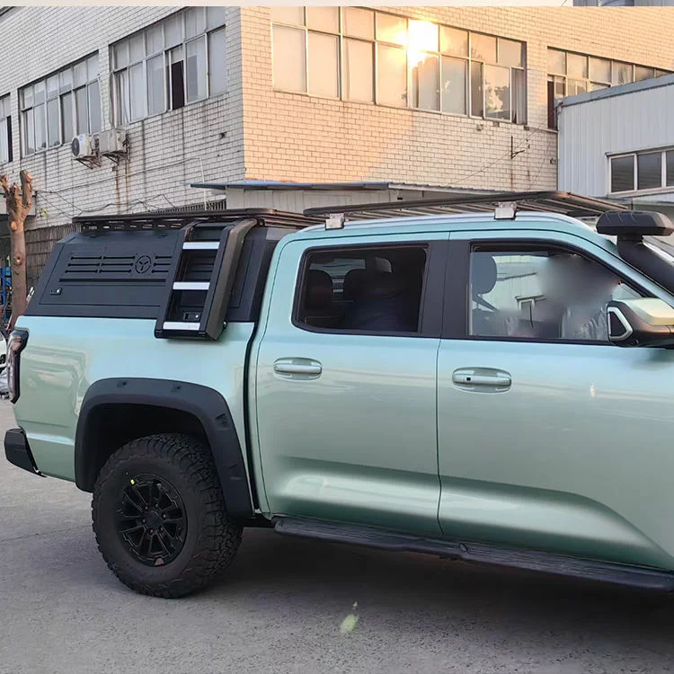 

CoolCar Pickup Car Accessories Full Set Aluminum Alloy Or Steel Pickup Hardtop Canopy For F150 250 With Roof Rack Ladder