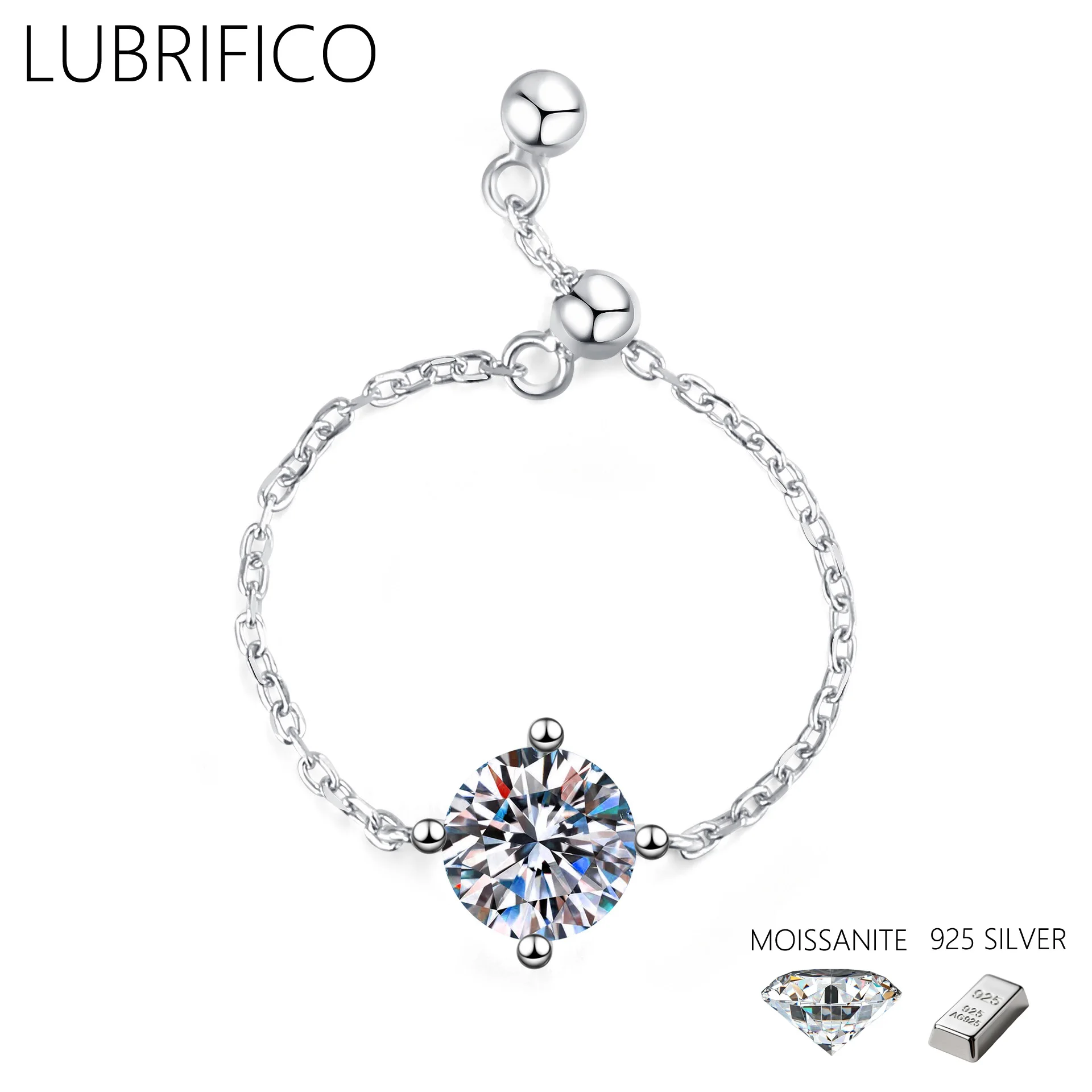 

1.0 Ct D Color Moissanite Ring 925 Sterling Silver Lab Diamond Eternity Band Engagement Wedding Rings For Women