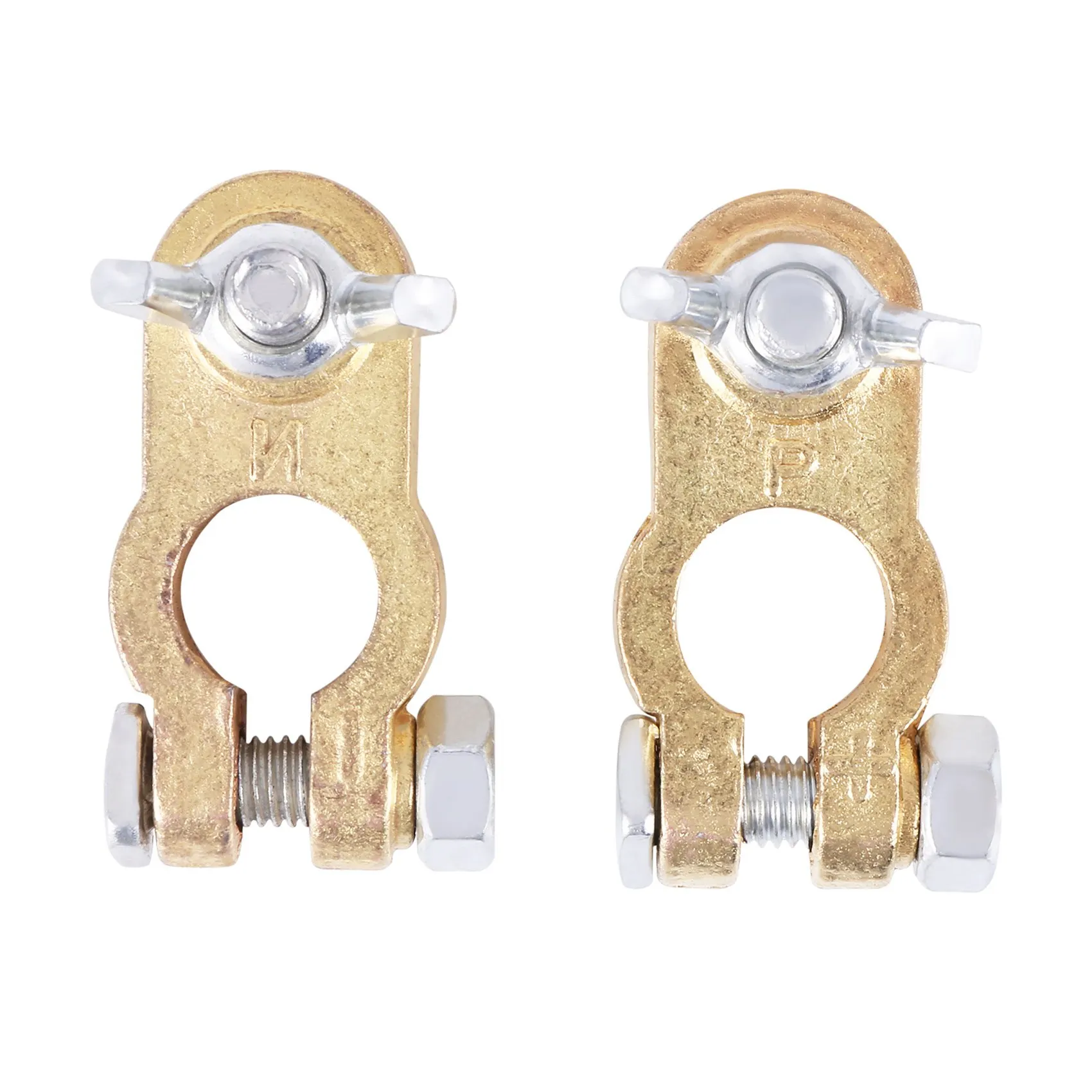 

2 Pcs Automotive Car Boat Truck Battery Terminal Clamp Clip Connector Battery Clip Battery