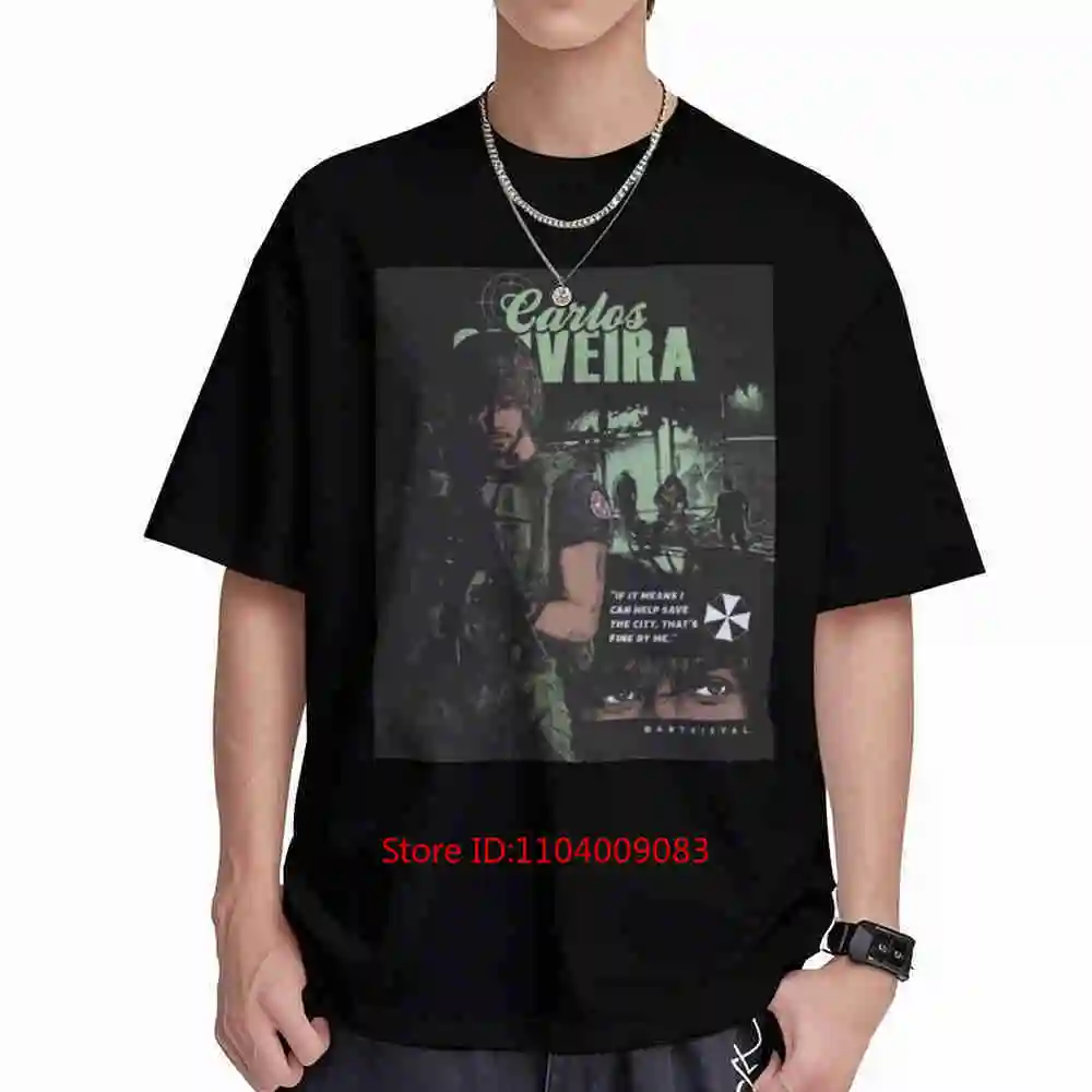 Carlos Oliveira Short Sleeve Tee 100% Cotton T-Shirt