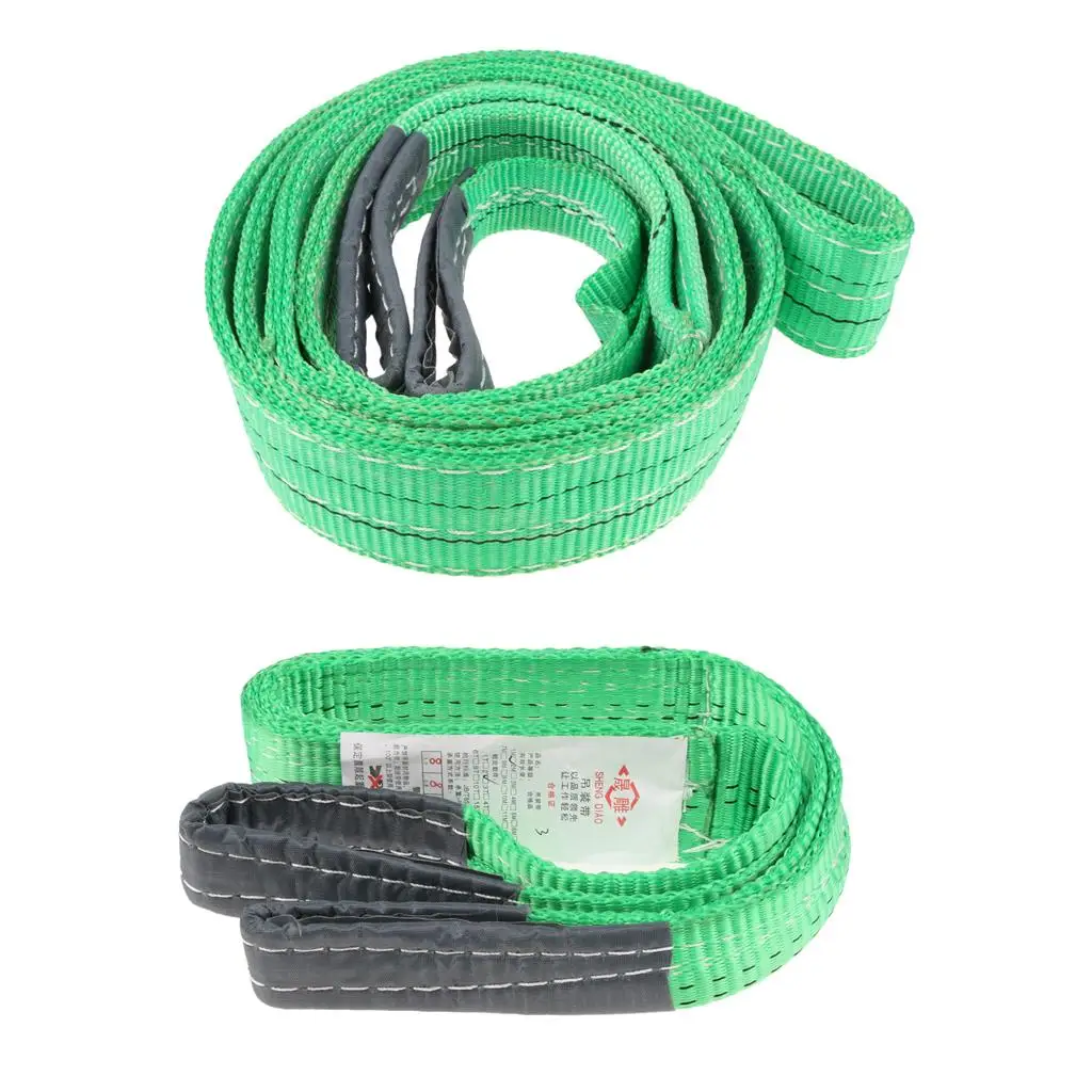Polyester Lifting Sling Heavy Duty Tow Strap Flat Webbing Recovery Strap Multilayer Pulling Sling for Metallurgy