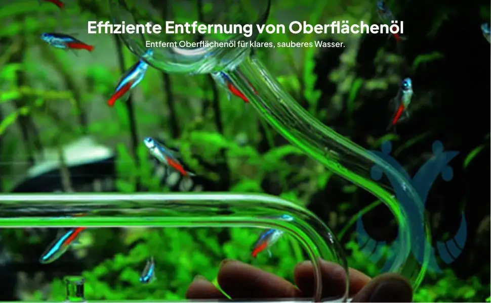 حوض السمك أنبوب الزنبق التدفق الخارجي مع سطح مقشدة سطح الماء #2