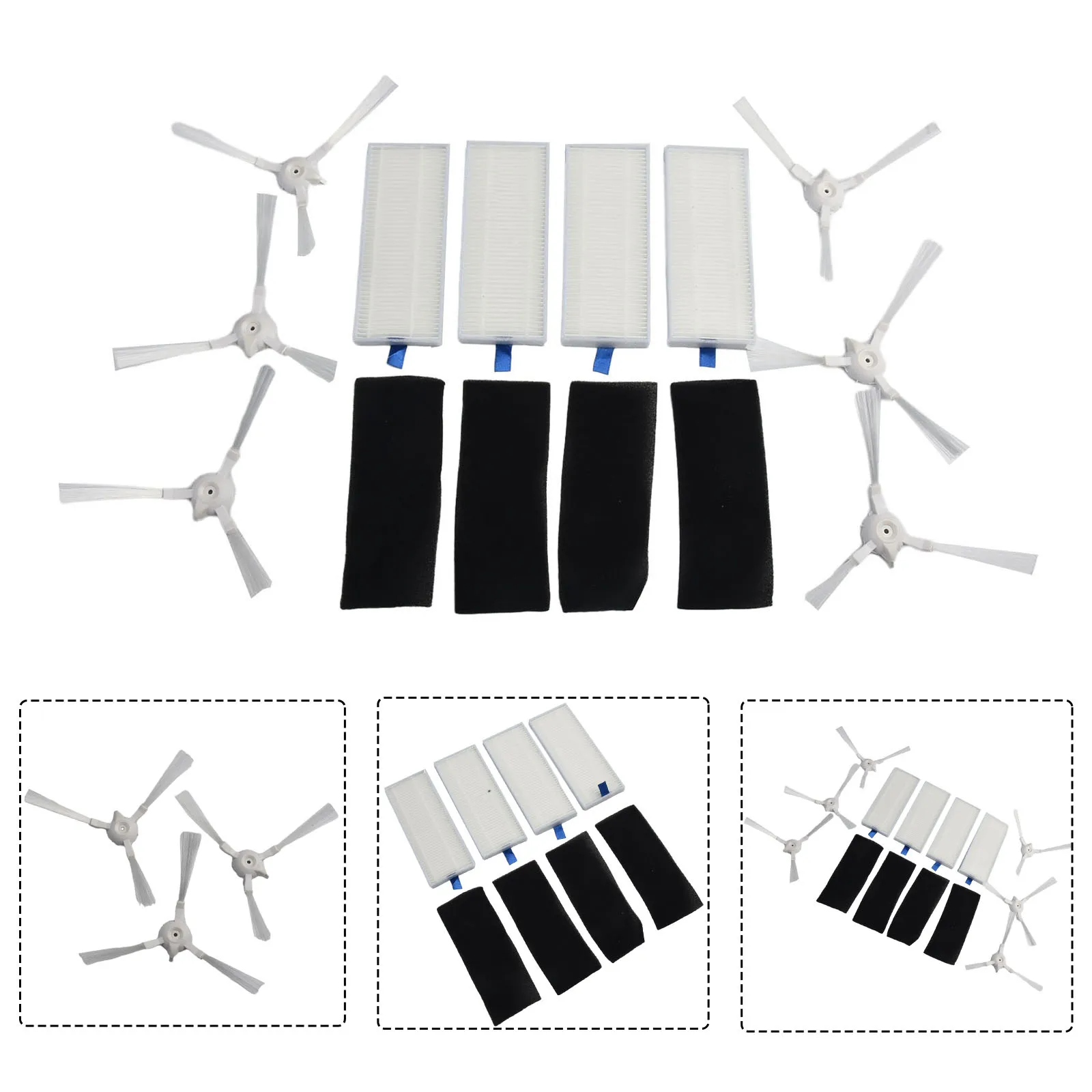 Maintain a Clean Home with For Explorer 20Series RG687 Side Brushes Filters 4 Filters and 6 Side Brushes Maintain