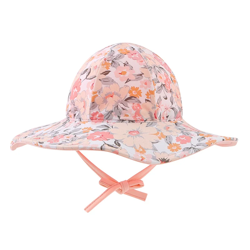 

Baby Nylon Bucket Hat New Children Sunscreen Outdoor Caps Boys Girls Print Panama Hat Unisex Beach Fishing Hat