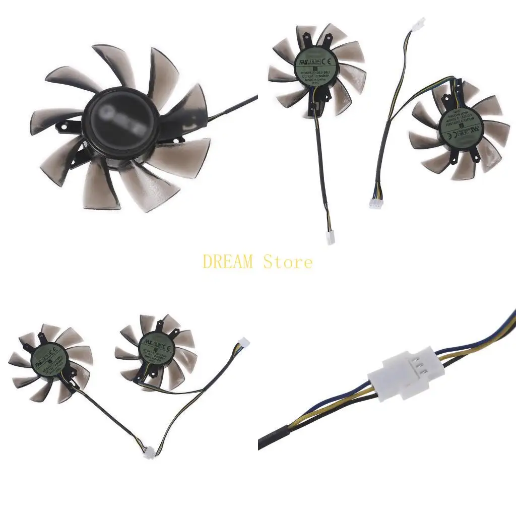 T129215BU 4Pin 12 V 0.50A refroidisseur ventilateur carte graphique refroidissement VGA ventilateur pour GALAX meilleure