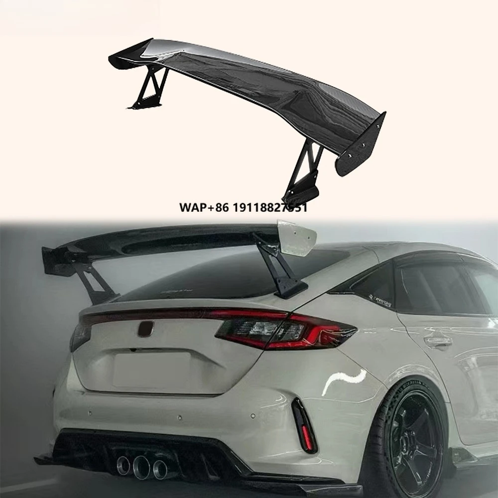 

For Civic Type R FL5 2023-24 Carbon VR Style Rear Trunk GT Spoiler Wing