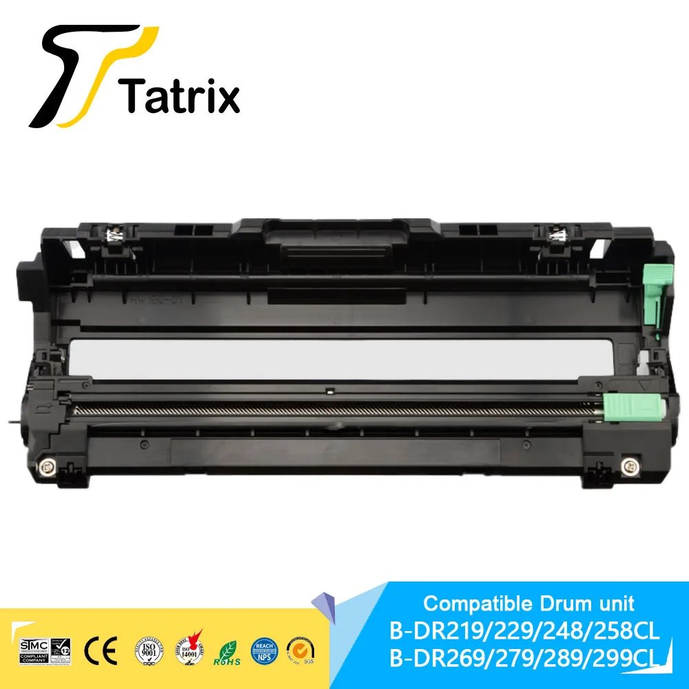 Tatrix DR219/229/248/258/269/279/289/299 Compatible Toner Drum Unit for Brother HL-L3215CW/L3220CDW/L3220CW/L3220CWE etc.Printer