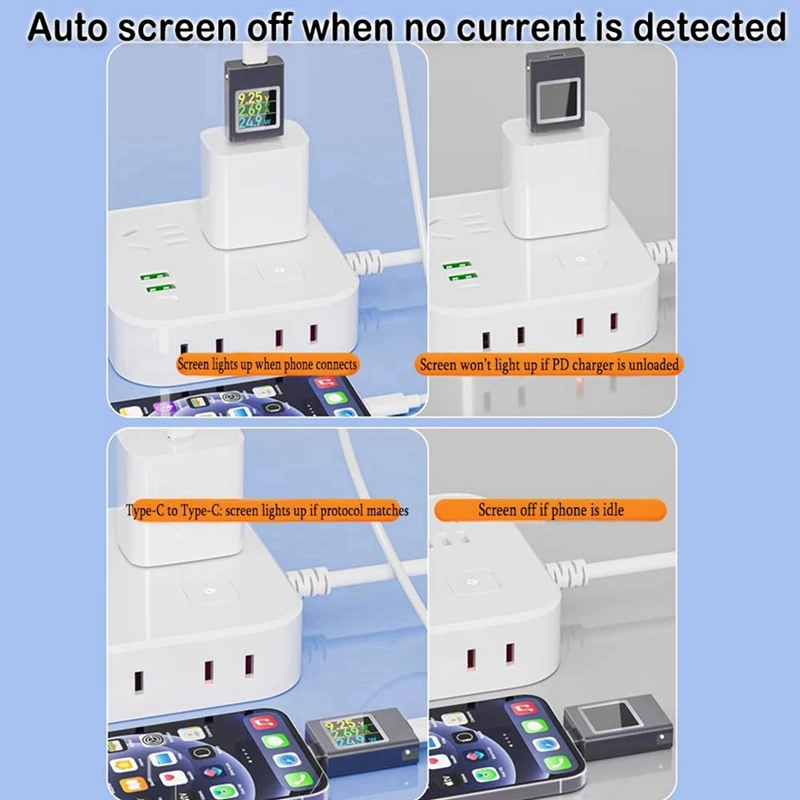 N11R- HDC-085C-Color-Screen-Power-Meter-Tester-Type-C-PD3.1-Mobile-Phone-Charger-Tester-Multi-Function-Power-Meter