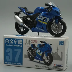 1:18 Diecast Motorcycle Model Toy Suzuki GSX-R1000 For Collection