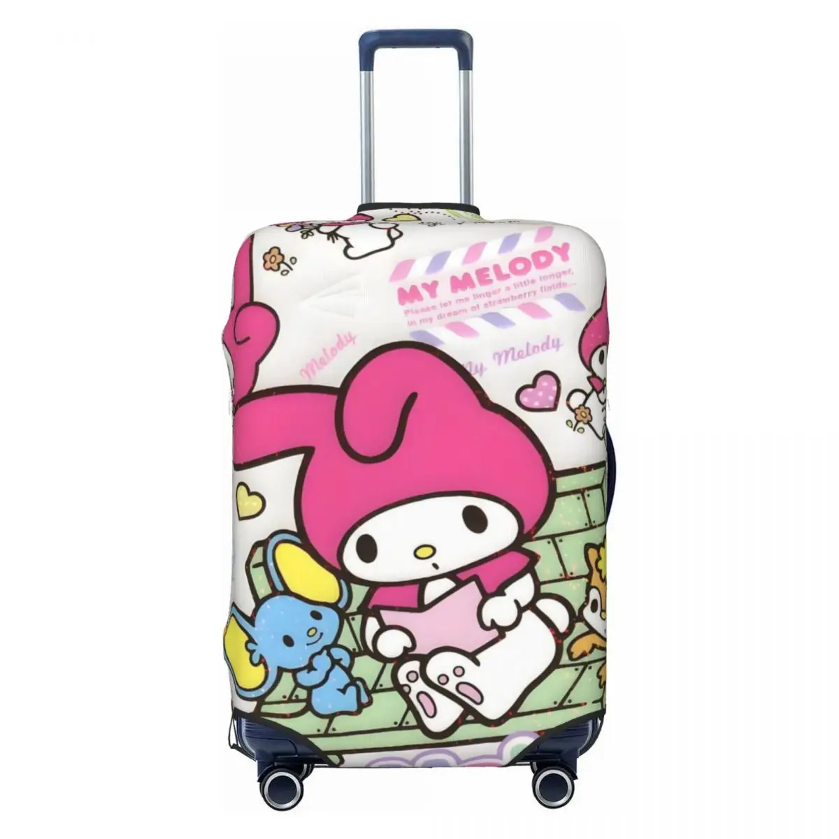 

Custom Cute Cartoons Melody Luggage Cover Protector Elastic Travel Suitcase Covers