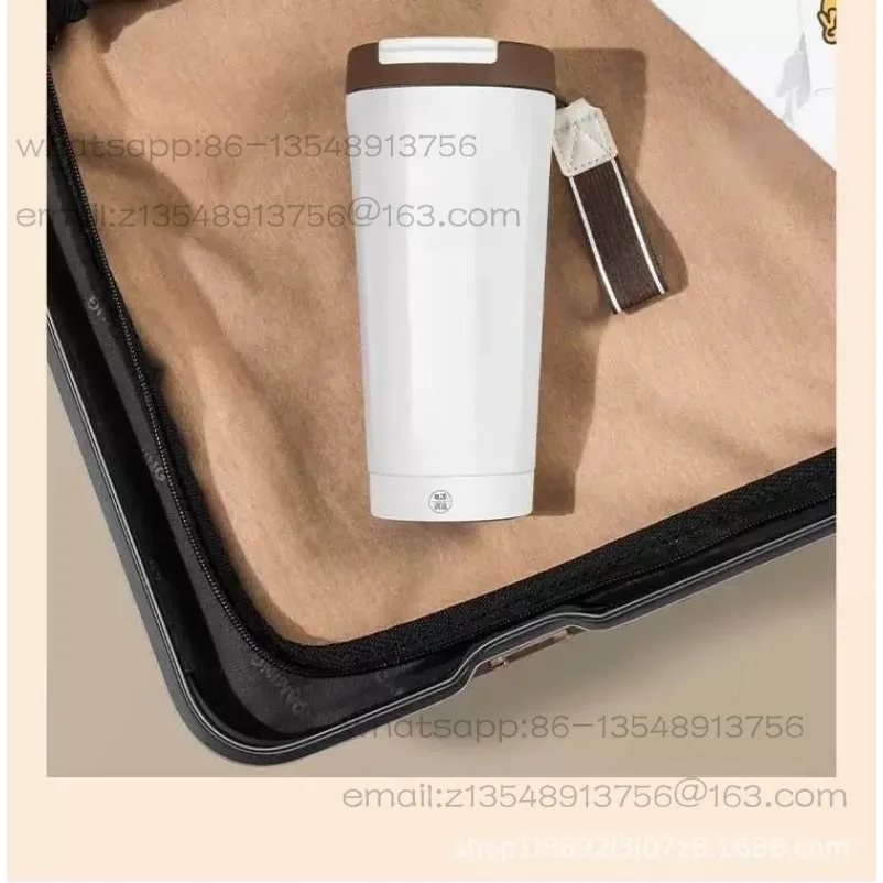 USB Electric Heating Cup 316 Stainless Steel Inner Liner Thermos Cup with Temperature Display Portable Outdoor Travel Cup 350ML
