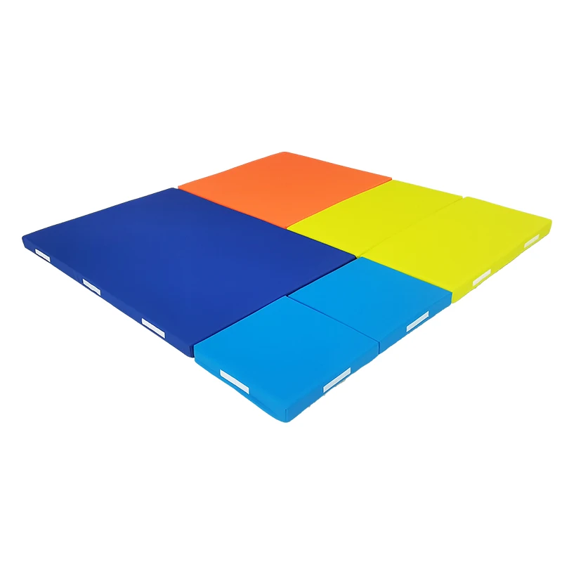 

NonToxic Kids Foldable Play Mat Foam Pu Leather Soft Play Mat Baby Tummy Time Padded Play Mat