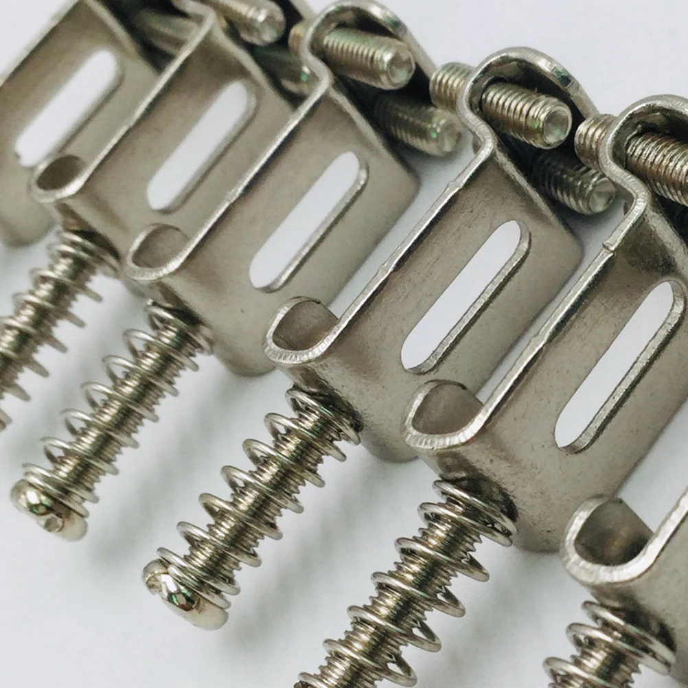 

12pcs Guitar Bridge Screws Metal Accessories Replace Tremolo Electric Supplies Durable Practical Long Use Parts