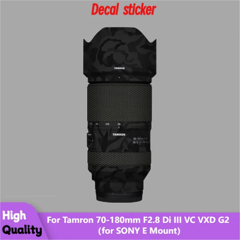 For Tamron 70-180mm F2.8 Di III VC VXD G2 for SONY E Mount Lens Skin Protective Sticker Film Protector Decal 70-180 F/2.8 G2