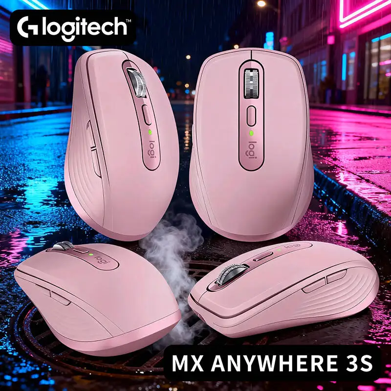 

Беспроводная мышь Logitech MX Anywhere 3S — темное поле 8000 точек на дюйм, противоскользящая, прокрутка MagSpeed, бесшумные кнопки, удобный для путешествий дизайн