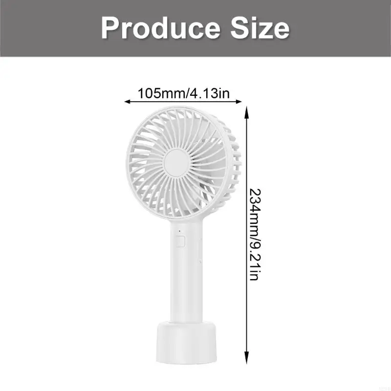 2025 Новое USB -аварийное портативное вентилятор 1200 мАч 3 скоростных портативных настольных столов для вентилятора для для в