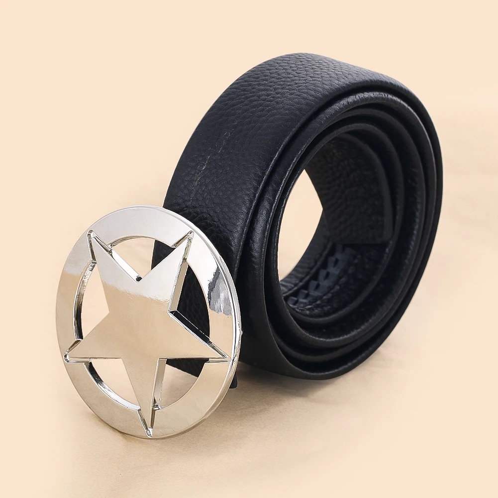 Fashion Pentagram Alloy Belt Buckles Vintage Western Cowboy Waistband Components Metal Clasp for Men's Jeans Accessories