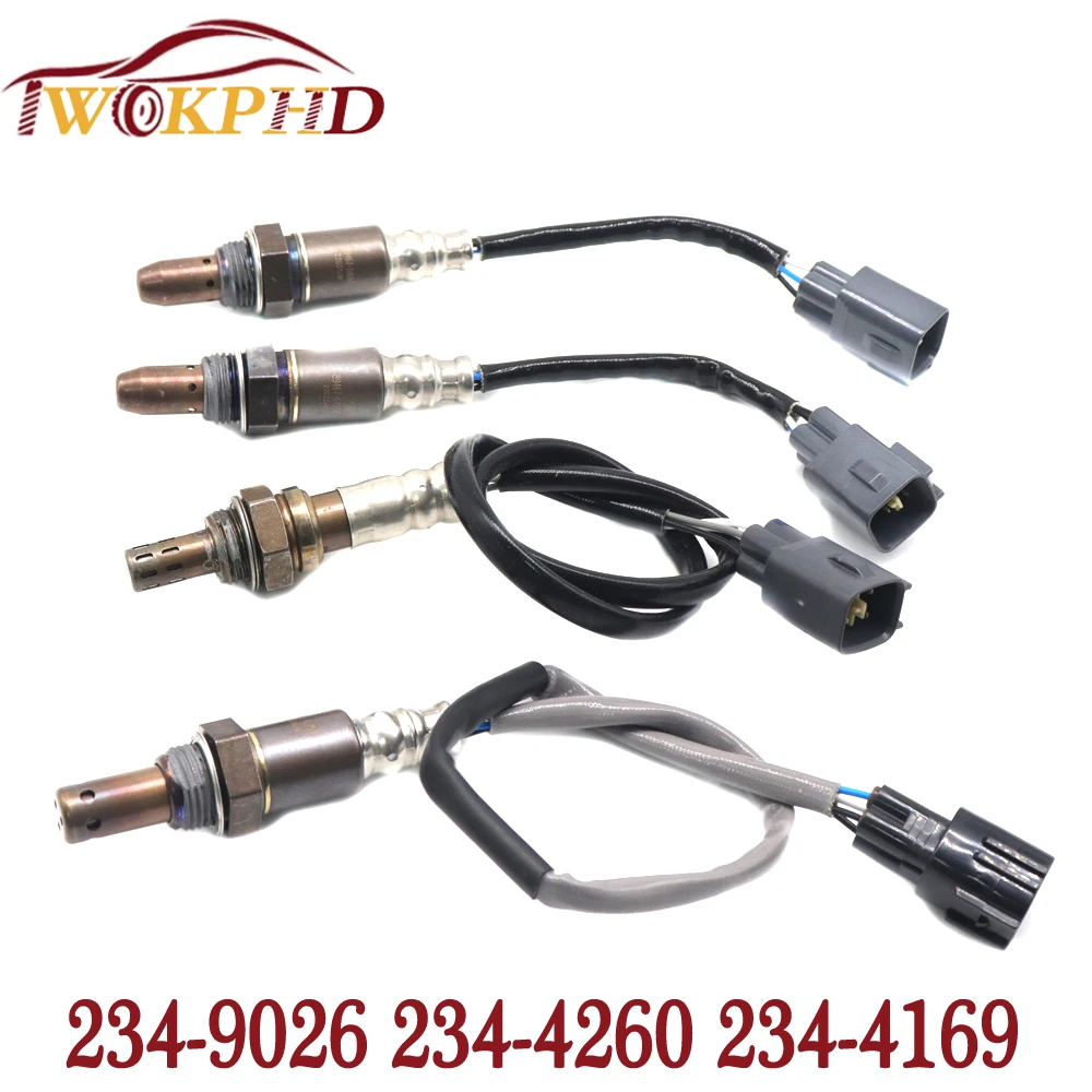 4pc CAR Up+Downstream Air Fuel Ratio Lambda O2 Oxygen Sensor for Toyota Land Cruiser Lexus LX570 5.7L 234-9026 234-4260 234-4169