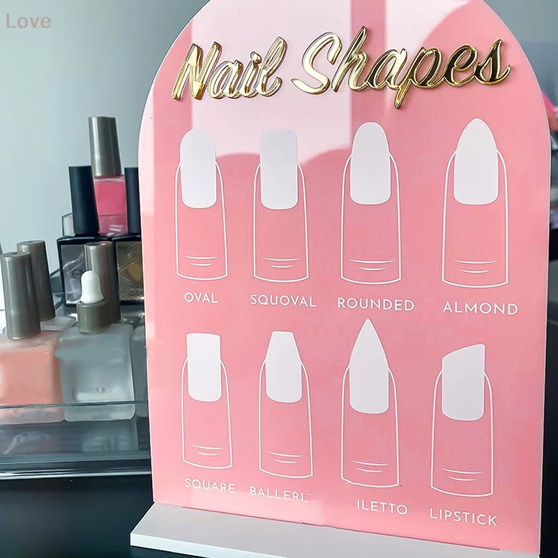 [L&P]ネイルアートディスプレイボード ネイルアートアクセサリー ネイルサロン ネイルシェイプ ネイルチップディスプレイスタンド マニキュア用ネイルアートスタンドツール