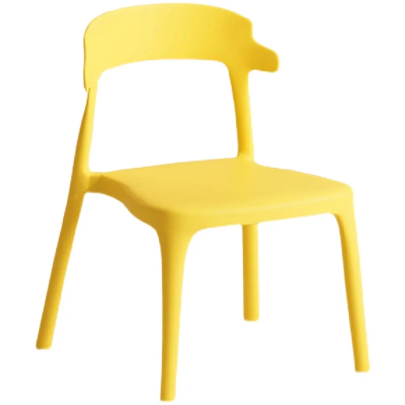 Children's chair backrest home plastic padded stool kindergarten dining table