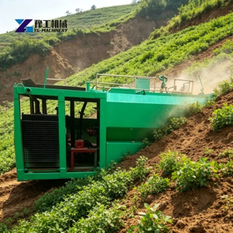 4000L Hydroseeder Machine Grass Seeds Sowing Sprayer for Mining Site Reclamation