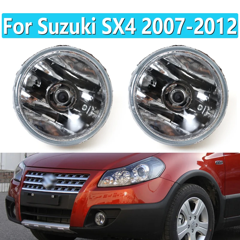 For Suzuki SX4 2007-2012 For Aerio 2002 2003 2004 Front Bumper Fog Light Fog Lamp Daytime Running Driving Light Foglights