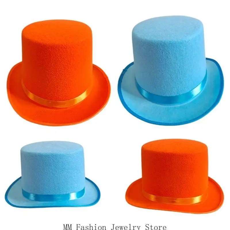 D0UB ティーン/大人 プロム フォーマル ダービー ハット 子供 面白い ドレスアップ レイブ パーティー ハット マジシャン ハット